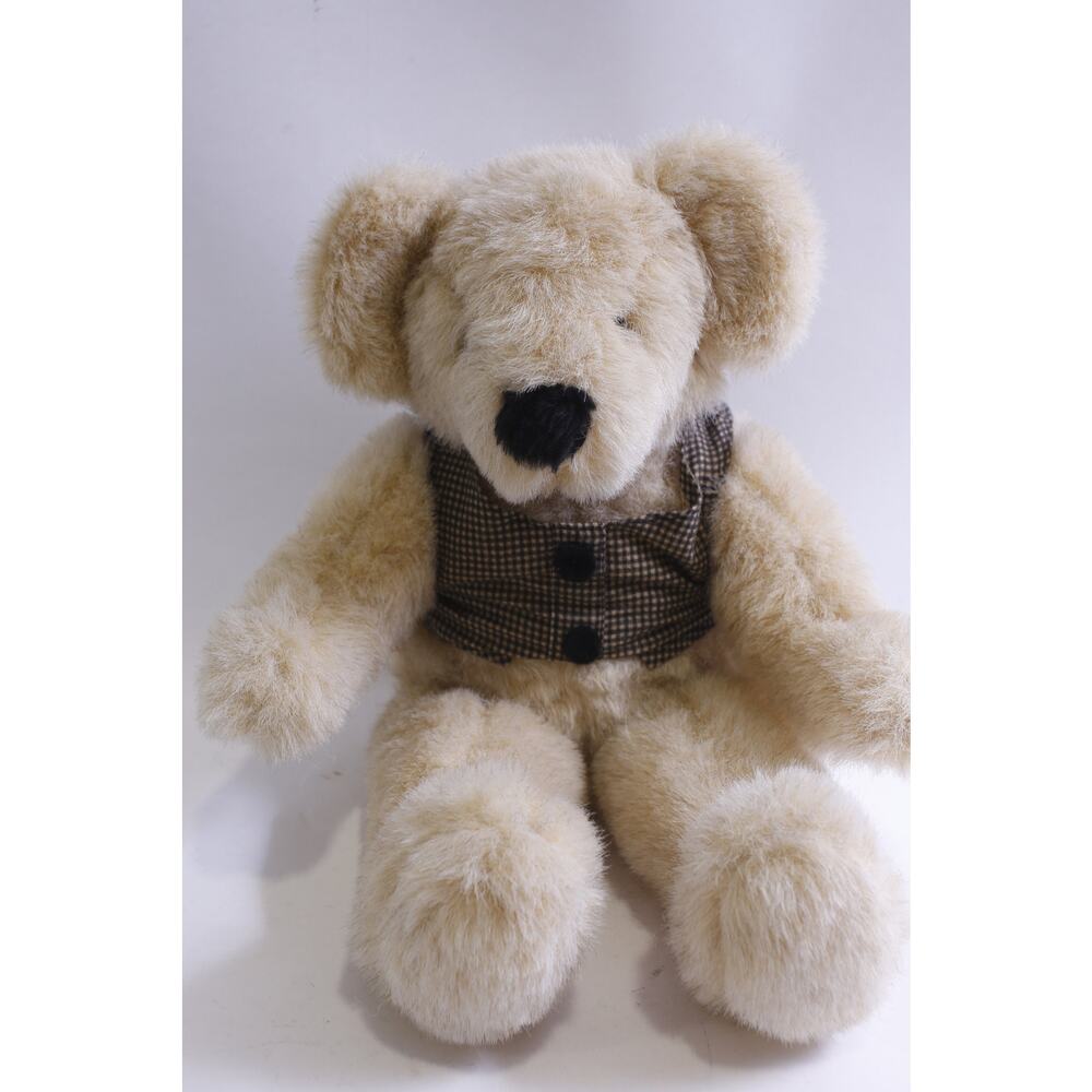 Stuffed by Me, Basic Brown Bear Factory, Plush, Teddy Bear Wearing Brown Vest,